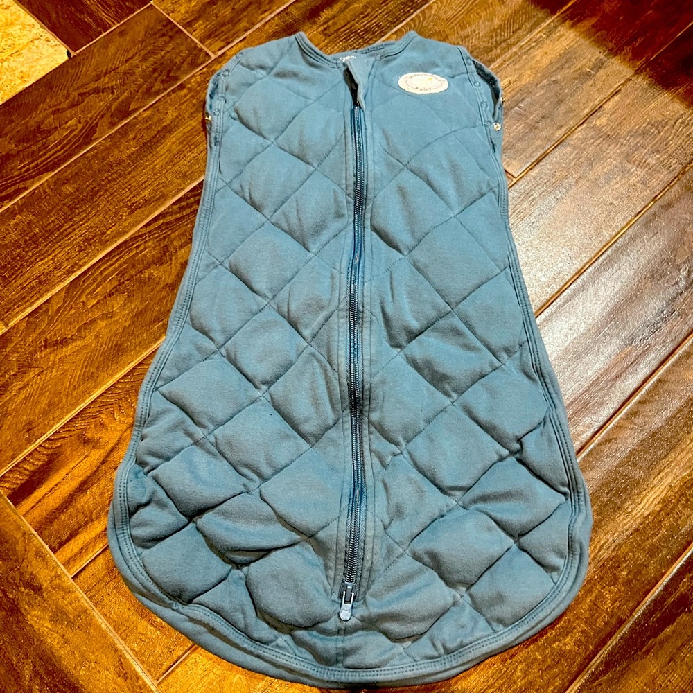 Dreamland Baby dream weighted sack sleep swaddle Small 0-6 months ocean blue
